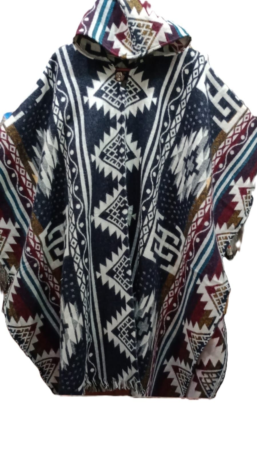 Poncho de alpaca nativo - Estandar ART0011 Poncho de alpaca nativo